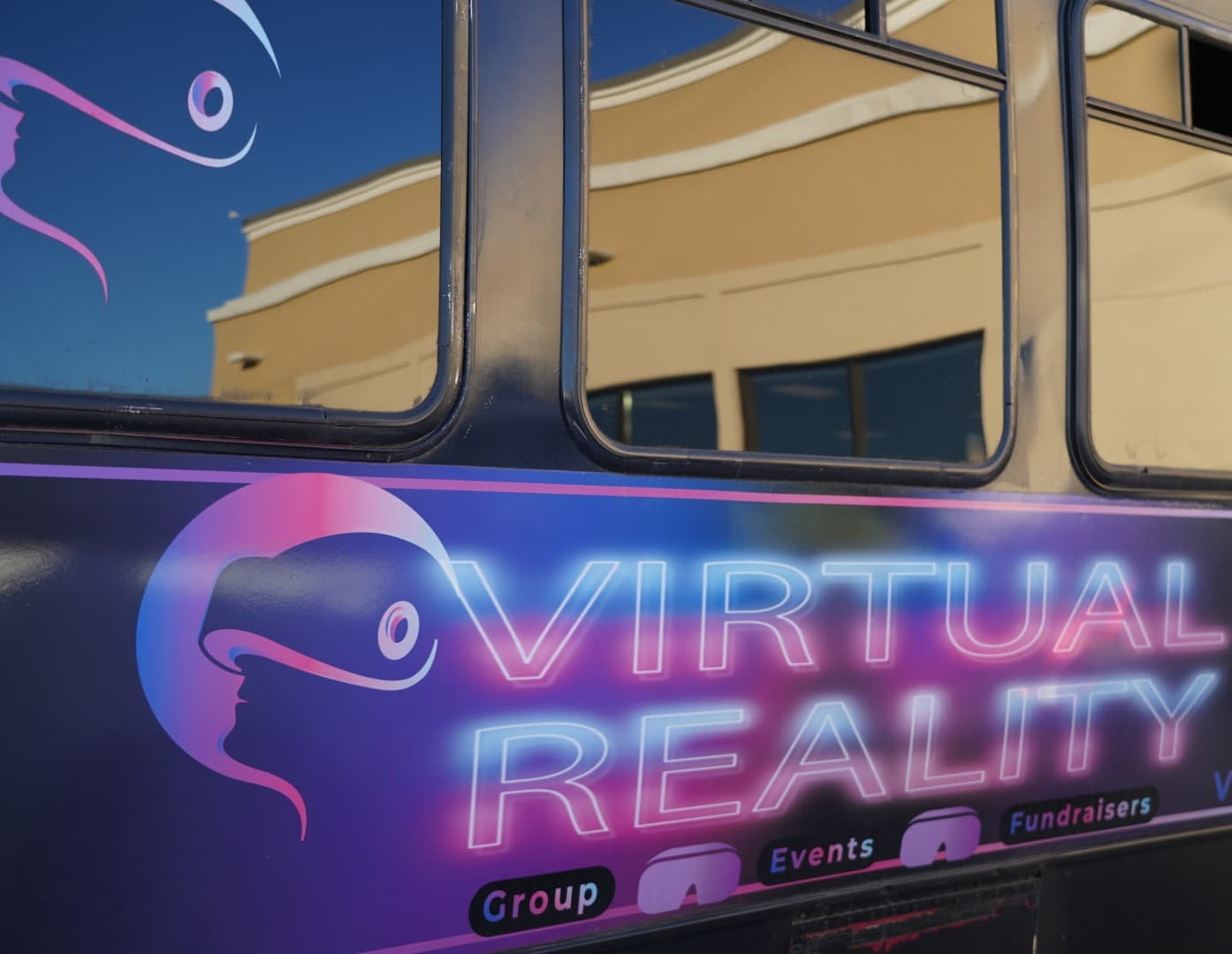 VR Gaming Bus Side